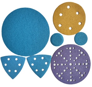 Crochet de souris triangulaire personnalisé en usine et disque de ponçage en boucle pour le polissage avec trous - Product Image 4