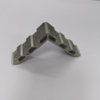 Support d'angle en L en alliage d'aluminium CNC sur mesure, design moderne Tengshuo, accessoires pour fenêtres et portes
