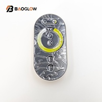 Großhandel 2025 Neue Innovation 6-Tasten DC 5V-24V Kabelloser RF-Lauflicht-LED-Mini-CCT-LED-Mini-DC-Lichtstreifen-Dimmer RF-Controller