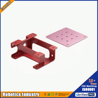 Support de module robotique personnalisé en aluminium, pièce usinée CNC de précision pour équipement d'automatisation industrielle