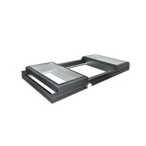 Luxury Factory Price Aluminum Skylight Roof Window Motorized Sliding Skylight