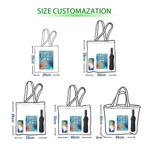 Recycled Canvas <strong>Tote</strong> Bags Lightweight Blank Bulk Shopping Cloth Bags Custom Canvas <strong>Tote</strong> Bag For Advertising Gift - Product Image 4