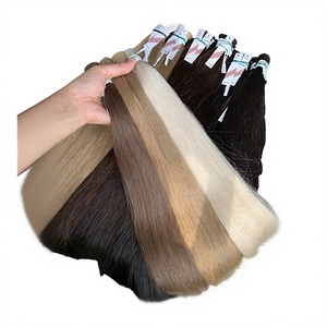 Extensions de cheveux vierges bruts vietnamiens en vrac, 100% cheveux humains Nasa Hair, toutes les couleurs, livraison mondiale - Product Image 1