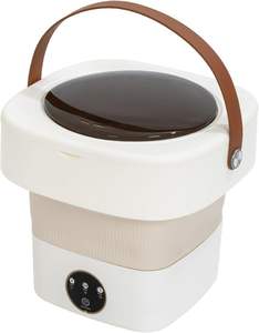 Mini Lavadora Portátil Plegable de Plástico con 3 Modos de Limpieza para Ropa Interior, Ropa de Bebé, Ropa de Mascotas y Uso en el Automóvil - Product Image 1