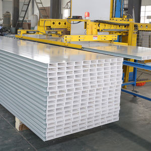 Panneau sandwich en <span class=keywords><strong>verre</strong></span> creux ignifuge à prix compétitif, panneau en magnésium, isolation thermique, pour les murs et les toits des projets <span class=keywords><strong>de</strong></span> salles blanches - Product Image 3