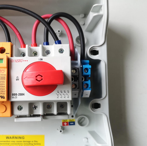 <span class=keywords><strong>Onesto</strong></span> PV Combiner <span class=keywords><strong>Box</strong></span> 2 <span class=keywords><strong>String</strong></span> DC 1000V IP65 Caja de conexiones eléctrica de montaje en pared para paneles solares - Product Image 3