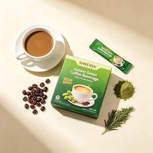 SIWEIDA Café Vert Minceur Régime Instantané Perte Poids Coupe-faim Brûle Graisse Naturel <span class=keywords><strong>Substitut</strong></span> <span class=keywords><strong>Repas</strong></span> Sachets Complément - Product Image 1