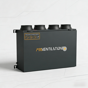 Ventilador de Recuperación de Calor Vertical <span class=keywords><strong>MIA</strong></span> de 500m³/h con ESP y Filtro HEPA H13, Alta Recuperación de Calor para Clínicas y Oficinas - Product Image 1