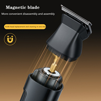 Cortadora de Pelo 6 en 1 para Barberos, Cortadora de Pelo Impermeable, Afeitadora de Barba, Set de Aseo, Máquina Inalámbrica para Cortar el Cabello para Hombres