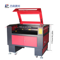 Machines de gravure et de découpe au laser CO2 LANSEN LP-C6090 pour le bois, l'acrylique, le caoutchouc, la pierre, équipement de sculpture