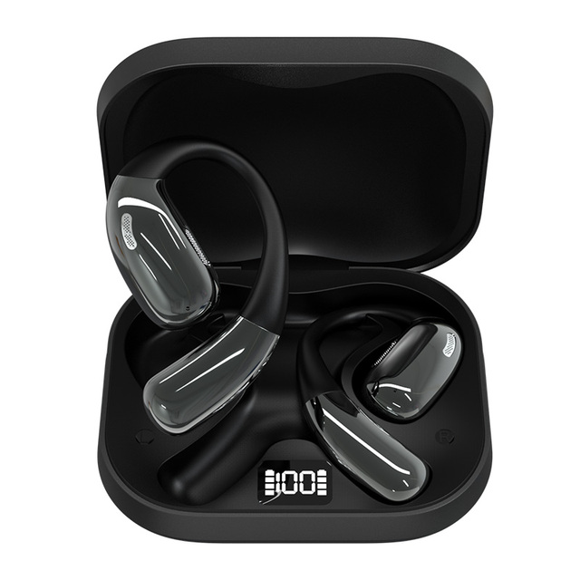 Waterproof BT6.0 Wireless Earbuds Sport Over With Ear Hooks and Built-in Mic