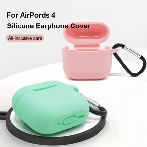 Funda LeYi con Logo Personalizado para Audífonos para Airpods de 4ª Generación de 2.5mm, Cubierta Protectora a Prueba de Golpes para Airpods 4, Carcasa de Silicona - Product Image 4