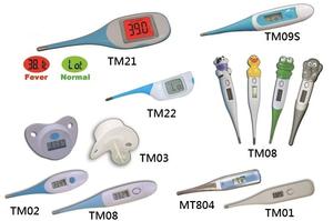 เครื่องวัดอุณหภูมิทางคลินิกแบบดิจิตอลสำหรับทารกที่มีสัญญาณเตือนไข้ TM02แม่นยำและปลอดภัยทางการแพทย์ - Product Image 5