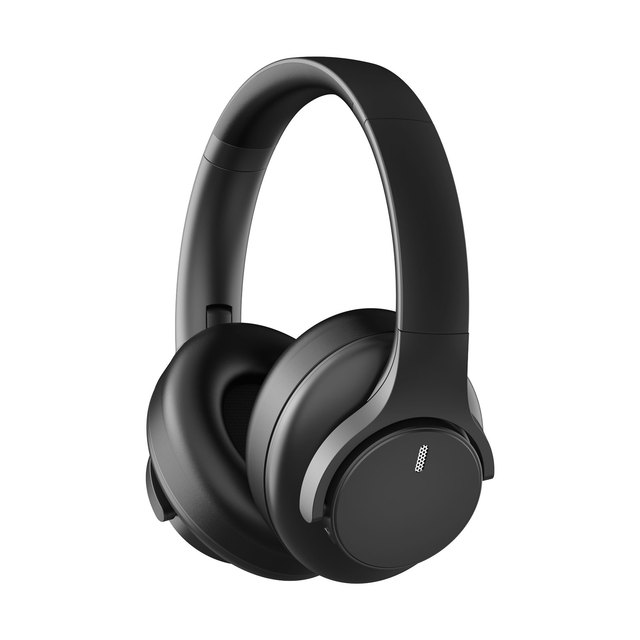 ANC for Bluetooth Sports Headset Hi-Fi Sound Wireless Studio Headphones Featuring Blue Tone LED Battery Noise Canceling Headband