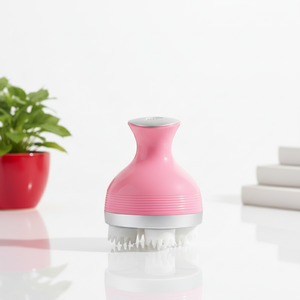 Masseur de cuir chevelu électrique ergonomique, rechargeable, mini-outil pour les soins personnels et le <span class=keywords><strong>bien</strong></span>-être à domicile - Product Image 1