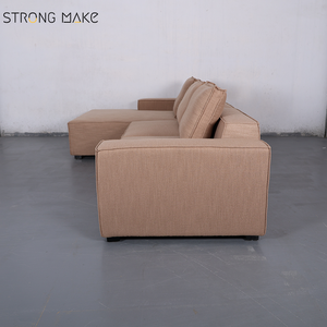 Divano letto ad angolo divani De Salon Canape Villa soggiorno mobili angolo divano componibile sezionale Chaise Lounge a forma di <span class=keywords><strong>L</strong></span> divano - Product Image 6