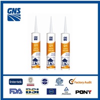 Scellant silicone GNS G11 Acetoxy, application facile pour le remplissage des joints sur les fenêtres et l'installation des portes.