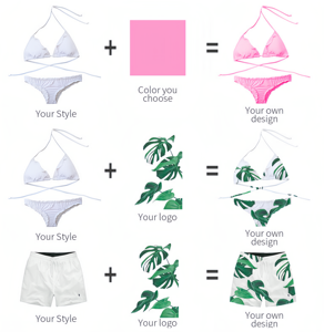 Rugloze Bikini 'S En Strandkleding Groothandel Plus Size Luxe Bikini Fabrikant Op Maat Bikini Bikini 'S En Badpakken Voor Vrouwen - Product Image 6