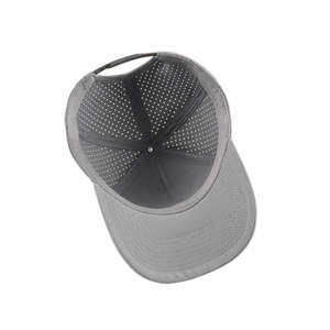 หมวกกอล์ฟทรักเกอร์ยูนิเซ็กส์6แผงแห้งเร็วกันน้ำผ้าออกซ์ฟอร์ดระบายอากาศได้หมวกกีฬาด้านหลังมีรูตัดด้วยเลเซอร์สำหรับผู้ใหญ่ - Product Image 5