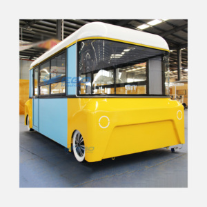 Camion de restauration rapide électrique, chariot de vente ambulante, camion mobile, tricycle Piaggio, équipement de cuisine en acier inoxydable, Zero - Product Image 4