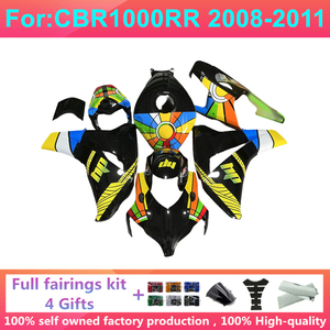 Kit completo de carenado de inyección para motocicleta compatible con HONDA CBR1000RR <span class=keywords><strong>CBR</strong></span> 1000RR CBR1000 RR 2008 <span class=keywords><strong>2009</strong></span> 2010 2011 Kits de carenados de carrocería - Product Image 5