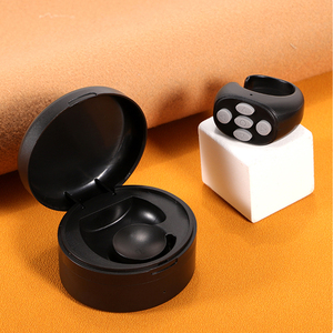 Accesorios inalámbricos para teléfono de tamaño pequeño, anillo de desplazamiento hacia abajo, anillo de Control remoto de diente azul con estuche de carga para Tiktok - Product Image 1