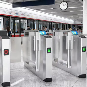 Metro, ofis, okul ve fabrika için yüksek otomatik gişe geçiş kapısı turnike-yüz/parmak izi/QR/kimlik tanıma erişim kontrol sistemi - Product Image 1