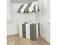 Tente de jeu personnalisable en toile de coton pour stand de marché, stand de bonbons, chariot de crème glacée, pour enfants, jeu d'intérieur
