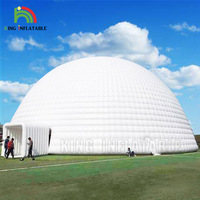 Tente Igloo géante, diamètre 4 ~ 30m, activités commerciales en plein air, exposition, événement, fête, Led blanc, énorme tente dôme gonflable pour la location