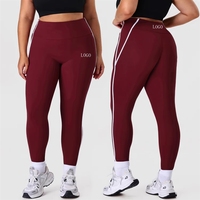 Leggings de yoga personnalisés de haute qualité, doux comme du beurre, grande taille, séchage rapide, pour la course et l'entraînement sportif