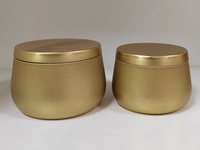 Diffuseur d'aromathérapie spécial 8oz 4oz en pierre et cristal, bougie saisonnière en pot, boîte en fer blanc, accessoires, boîte en fer à fond bombé, en stock