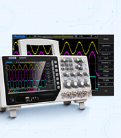 Oscilloscope numérique à mémoire Hantek DSO4084C 80 MHz 4 canaux 1GSa/s avec décodage UART I2C SPI CAN et AWG pour R&D embarqué
