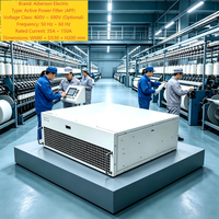 Filtre actif industriel APF 35 A-150 à conception modulaire, compensation des harmoniques du 2ème au 50ème, pour la transmission d'énergie