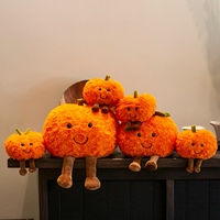 Groothandel Lage MOQ 3D Decoratieve Oranje Pluche Dieren Nieuwe Trend Pluche Oranje Fruit Speelgoed Op Maat Fruit Groente Pluche
