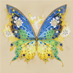 Art Diamanté en Grappe de Papillons - Broderie de Strass à Perçage Complet, Cadeau Idéal pour les Amateurs de Papillons et Décoration de Chambre - Product Image 3