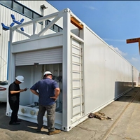 Station-service mobile conteneurisée de grande capacité, personnalisable, fabriquée en Chine, de 16 000 à 32 000 gallons, pour essence ou diesel