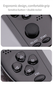 Gran oferta X12 consola de juegos portátil de mano 5,0 pulgadas pantalla IPS Joystick 3D reproductor de juegos incorporado 3000 + consola de juegos clásica - Product Image 4