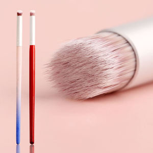 Ensemble de pinceaux à ongles en <span class=keywords><strong>bois</strong></span> avec logo personnalisé, outils de manucure et de beauté des ongles, pinceau pour nail art dégradé ombré - Product Image 4