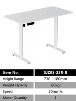 PRORIALS Bureau debout moderne, durable et ergonomique pour studio d'art et de peinture à domicile, à moteur unique, résistant à l'inclinaison et à levage fluide