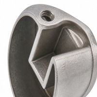Embout rond en acier inoxydable pour rampe d'escalier ou de balcon
