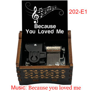 Carillon Vintage '<span class=keywords><strong>Because</strong></span> <span class=keywords><strong>You</strong></span> Loved Me' con Movimento Sankyo, Tema di Film Famosi, Regalo per Fidanzata, Fidanzato, Moglie, San Valentino - Product Image 6