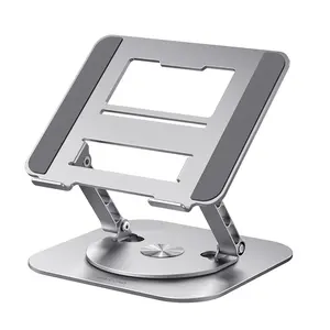 INOVAGEN Adjustable Foldable Laptop Stand Tablet Holder 360Degree Rotation,Aluminum Desk Stand Holder For Tablet and Laptop