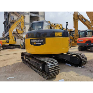 Excavadora Komatsu PC128 Usada en Japón, 13 Toneladas, 2023, Cucharón de 0.5M, Potencia de 64KW, Piezas Originales, Motor de Maquinaria de Construcción sobre Orugas - Product Image 2