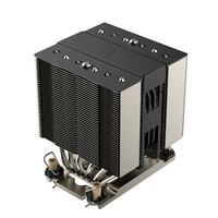 Radiateur de serveur COOLSERVER LGA4189 4U M95 PRO, dissipateur thermique pour processeur, 6 caloducs, deux roulements à billes, 128 CFM, cuivre et aluminium, refroidissement Intel
