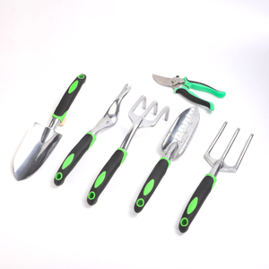 Chất Lượng Cao 6 Pcs Vườn Dụng Cụ Cầm Tay Dụng Cụ Làm Vườn Set Mini Vườn Shovel Bonsai Kéo - Product Image 1