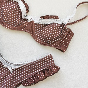 Nouveau design TW 2026 – Bikini rétro à pois avec micro volants, taille haute et effet push-up, <span class=keywords><strong>maillot</strong></span> <span class=keywords><strong>de</strong></span> <span class=keywords><strong>bain</strong></span> sexy deux <span class=keywords><strong>pièces</strong></span> avec tanga pour femme - Product Image 6
