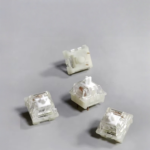 Wholesale KTT Kang White V3 Linear Switch 3Pin 45gf DIY Custom Hot-Swappable Mechanical Keyboard Switches