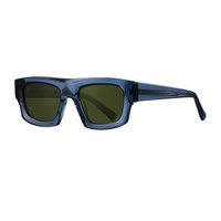 Lunettes de soleil Kenbo Classic Acetate Square Frame, polarisées UV400, style rétro, pour hommes et femmes, personnalisables