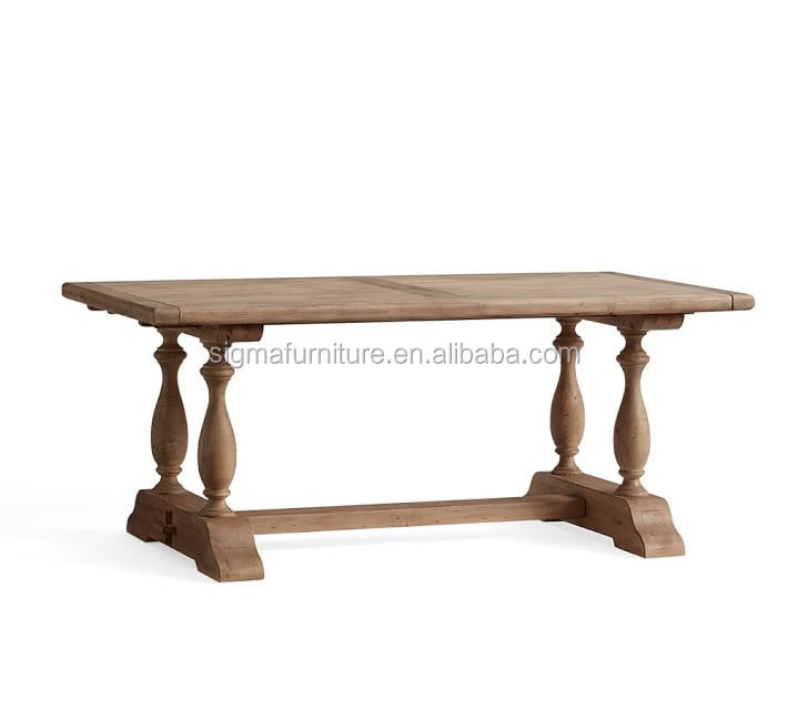 home furniture kitchen dining set rectangular oak Wood Dining Table and Dining Chair