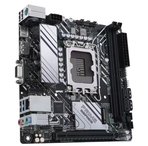Carte mère PRIME H610I PLUS D4 LGA1700 Mini-ITX DDR4 M.2 SATA3 compatible avec les processeurs Intel de 12e et 13e génération pour ordinateur de bureau - Product Image 1